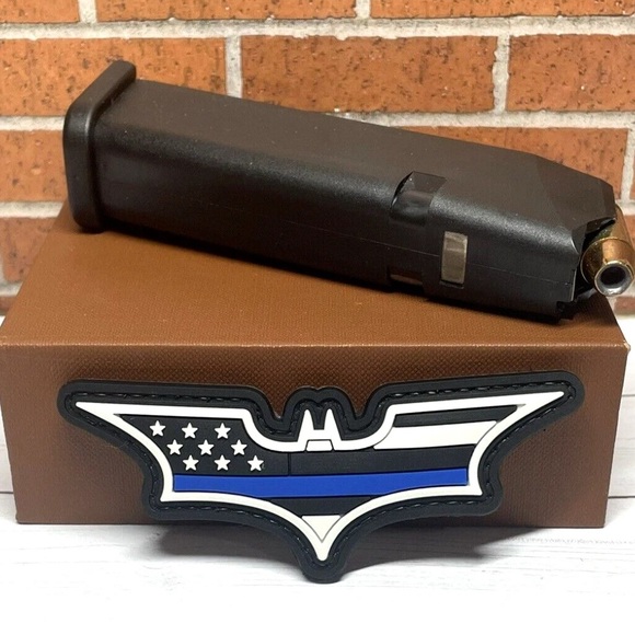 PVC Tactical Patch - Batman Thin Blue Line Patch - Morale Batman Flag Patch - Picture 2 of 5